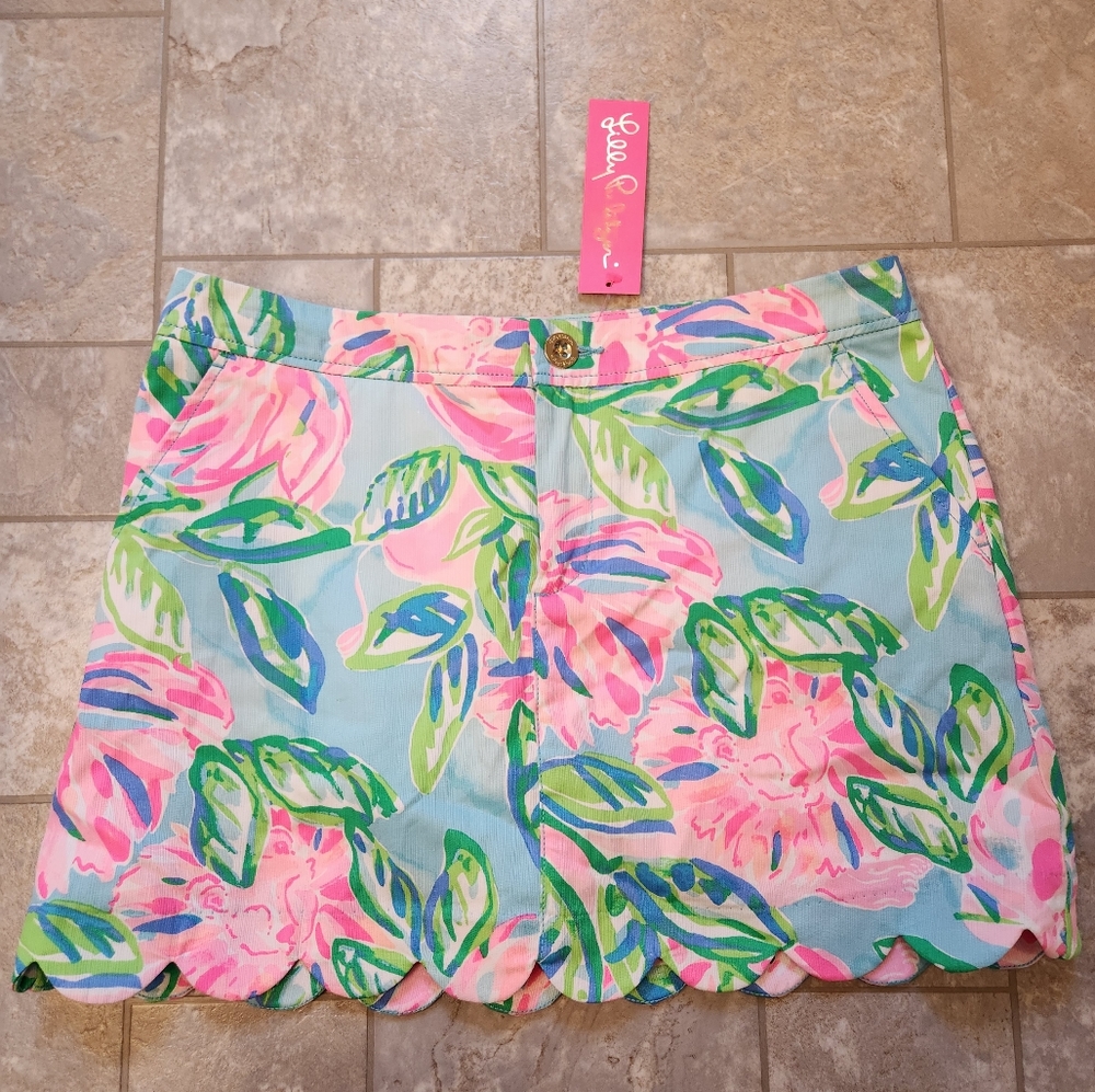 Lilly Pulitzer Colette Skort - Totally Blossom Size 8